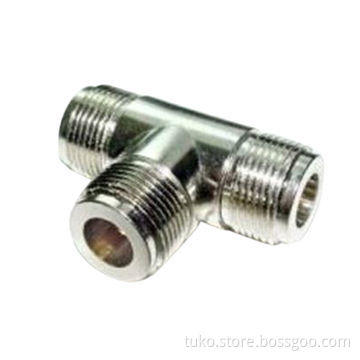 RF connectors, N female connector to N male to N female connector